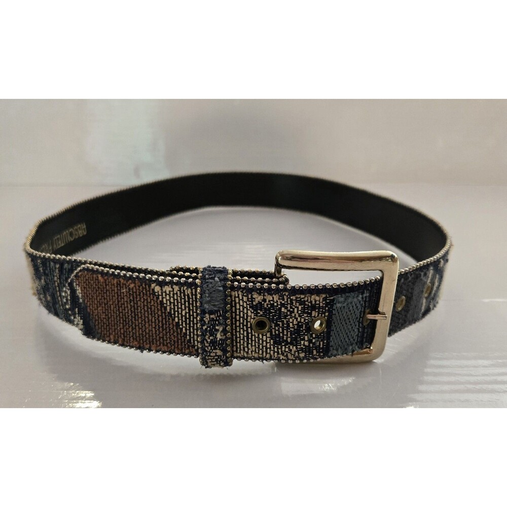 Absolutely Fresh Multicolor Geometric Studded Dress Belt Adjustable USA Made